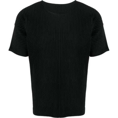 PLISSE' T-shirts and Polos Blac - Größe 2 - Issey Miyake - Modalova