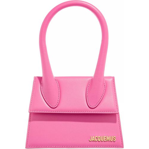 Totes & Shopper - Le Chiquito Moyen Top Handle Bag Leather - Gr. unisize - in Rosa - für Damen - Jacquemus - Modalova