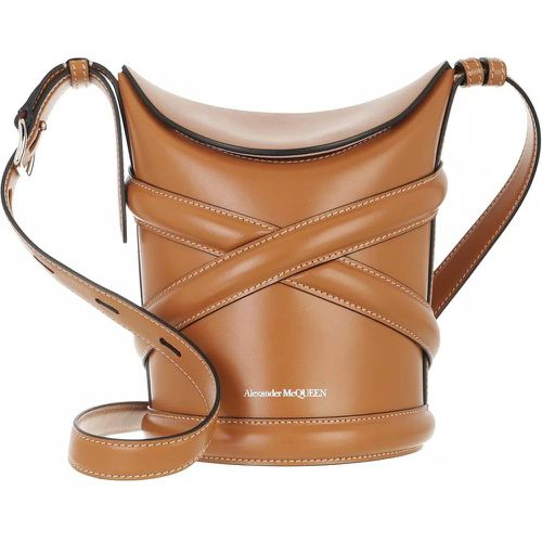 Beuteltasche - The Curve Bucket Bag Leather - Gr. unisize - in - für Damen - alexander mcqueen - Modalova