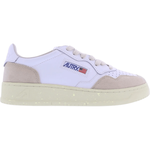 Low-Top Sneaker - Dames Autry 01 Low leer/suede wit - Gr. 36 (EU) - in - für Damen - Autry International - Modalova