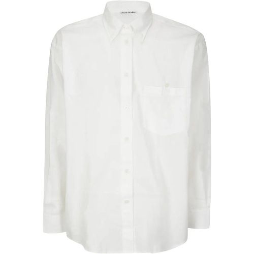 Cotton Poplin Button-Down Shirt - Größe 34 - Acne Studios - Modalova