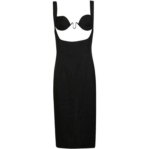 Black Logo Midi Dress - Größe M - ZIAH - Modalova