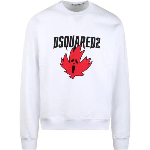 Horror Maple Leaf Sweatshirt - Größe M - Dsquared2 - Modalova