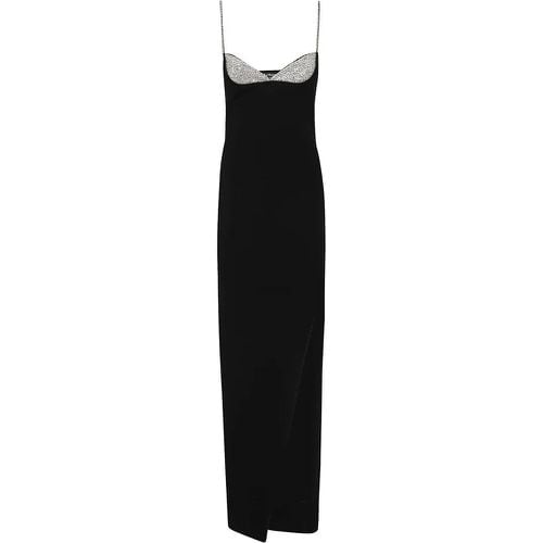 Thin Strap Knit Long Slit Dress - Größe 38 - Balmain - Modalova