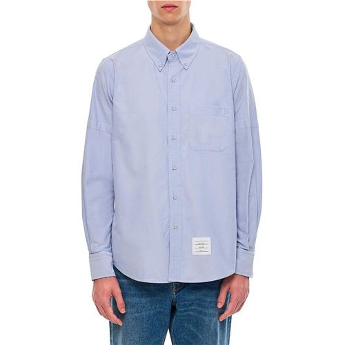 Light Blue Cotton Shirt - Größe 1 - Thom Browne - Modalova