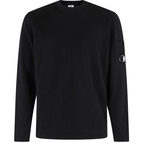 Classic Black Knit Top - Größe L - CP Company - Modalova