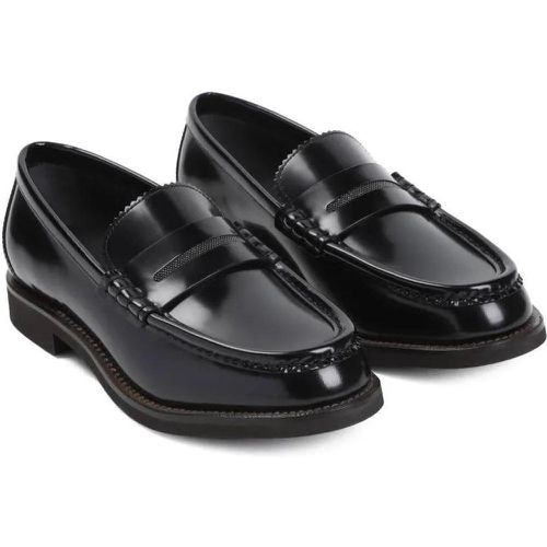 Loafers & Ballerinas - Black Leather Loafers - Gr. 38 (EU) - in - für Damen - BRUNELLO CUCINELLI - Modalova