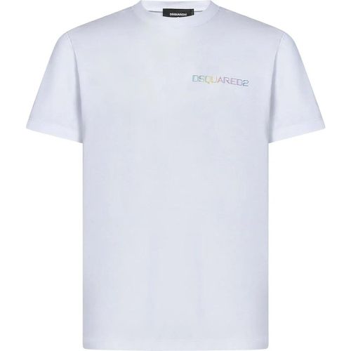 T-shirts and Polos White - Größe M - Dsquared2 - Modalova