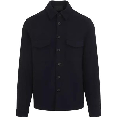 Blue Cashmere Shirt - Größe M - blue - Prada - Modalova