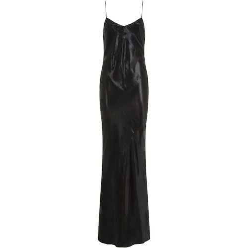 Black Acetate Long Dress - Größe 34 - Saint Laurent - Modalova