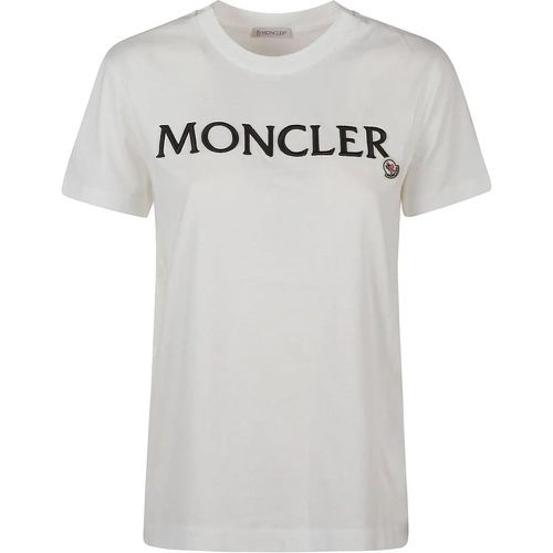 Logo T-shirt White - Größe S - Moncler - Modalova