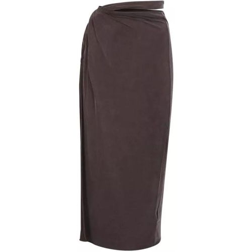 Brown La Jupe Espelho Skirt - Größe M - braun - Jacquemus - Modalova