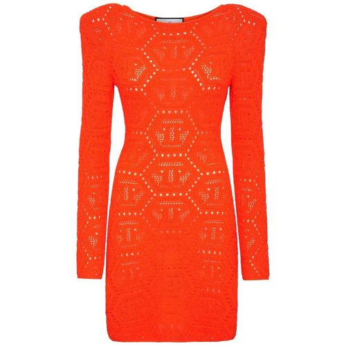 Strickkleid Monogram - Größe L - Philipp Plein - Modalova