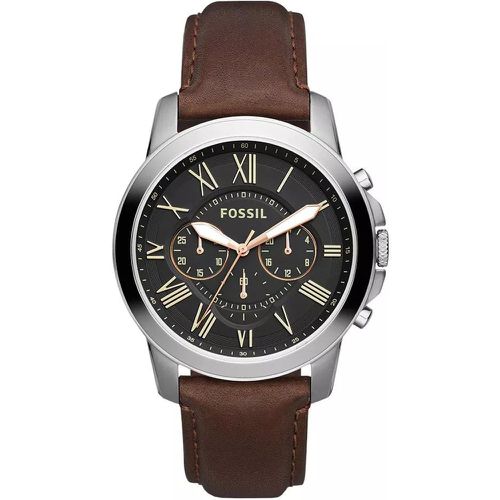 Uhren - Grant Herrens Dress Watch - Gr. unisize - in Silber - für Damen - Fossil - Modalova