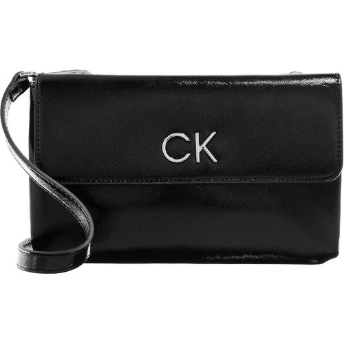 Crossbody Bags - Re-Lock Dbl Xbody W/Flap Saff - Gr. unisize - in - für Damen - Calvin Klein - Modalova