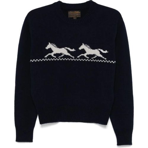 Oxford Blue Horses Sweater - Größe L - Filson - Modalova