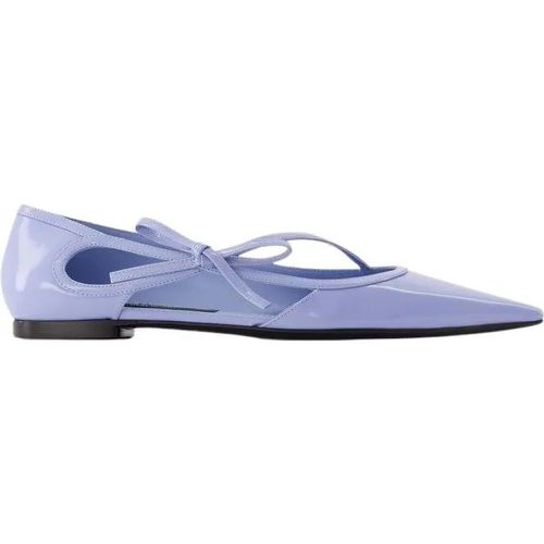 Ballerinas - Leather - Blue - Gr. 36 (EU) - in - Dolce&Gabbana - Modalova