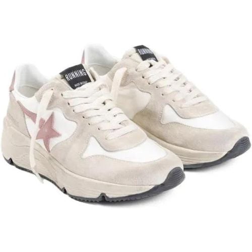 Sneakers - Seedpearl Suede Cow Leather Running Sneakers - Gr. 36 (EU) - in - für Damen - Golden Goose - Modalova