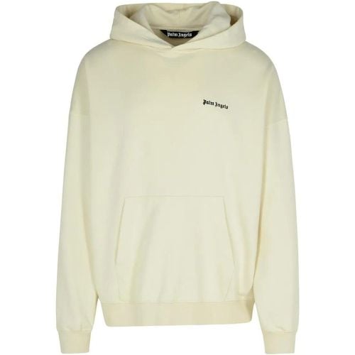 Cream Cotton Sweatshirt - Größe L - Palm Angels - Modalova