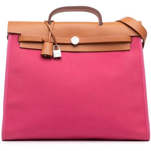 Hobo Bags - 2012 Toile Herbag Zip 39 - Gr. unisize - in Gold - für Damen - Hermès - Modalova
