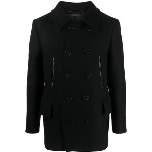 Medium Double-Breasted Coat - Größe 48 - Tom Ford - Modalova