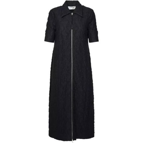 Black Cotton Blend Dress - Größe 36 - black - Jil Sander - Modalova