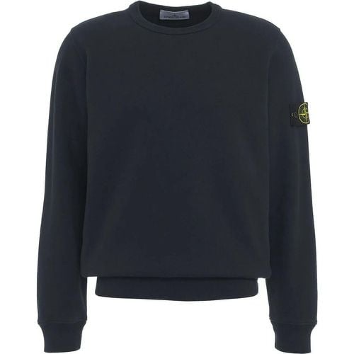 Sweatshirt with removable logo - Größe L - Stone Island - Modalova