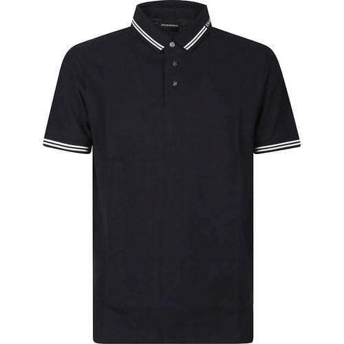 Short Sleeve Polo Shirt - Größe M - Emporio Armani - Modalova