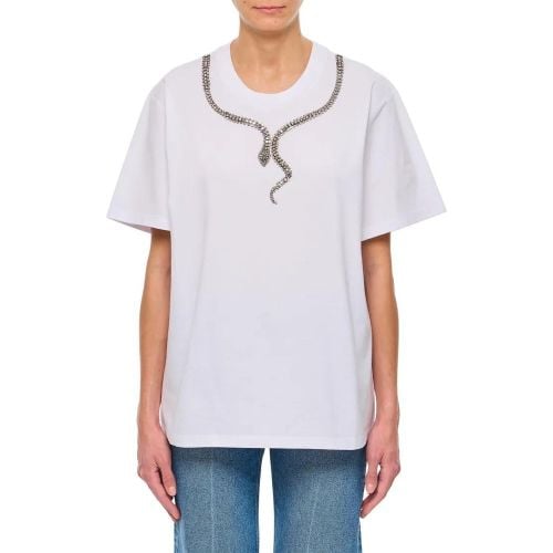 White Lunar New Year T-Shirt - Größe M - Stella Mccartney - Modalova