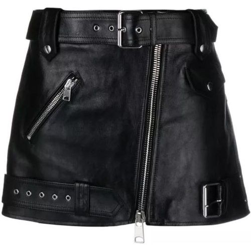 Black Mini Biker Skirt - Größe 40 - black - alexander mcqueen - Modalova
