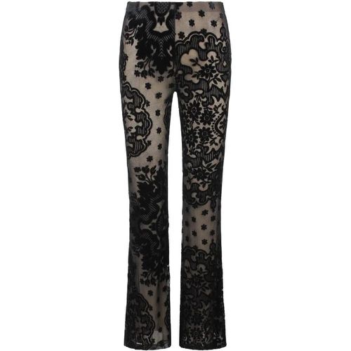 Velvet Jacquard Tulle Trousers - Größe 42 - ETRO - Modalova