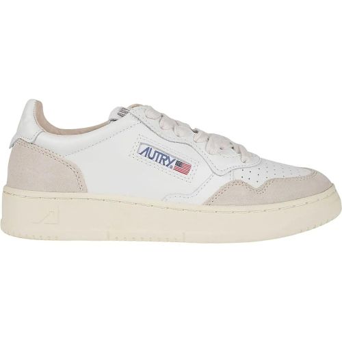 Low-Top Sneaker - Dames Autry 01 Low leer/suede wit - Gr. 36 (EU) - in - für Damen - Autry International - Modalova