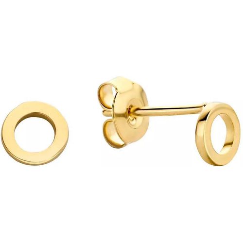 Jackie Ohrringe - Jackie Circle Silhouette Studs - Gr. unisize - in - für Damen - Jackie Gold - Modalova