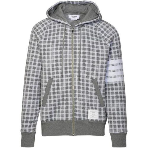 Gray Cotton Sweatshirt - Größe 1 - gray - Thom Browne - Modalova