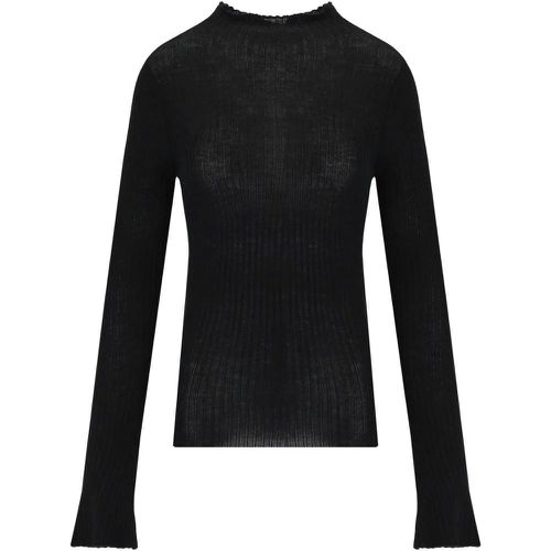 CONNIE SCHWARZER GERIPPTER PULLOVER - Größe 40 - Cruna - Modalova