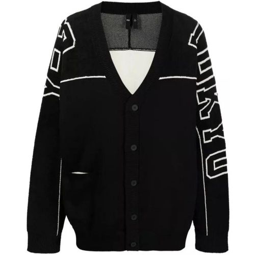 Black Gfx Knit Cardigan - Größe L - black - Y-3 - Modalova
