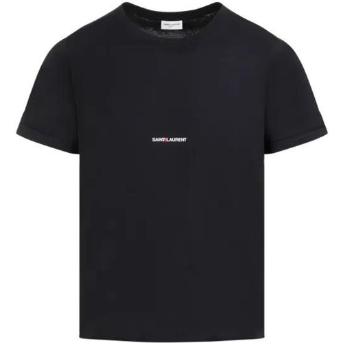 Crew Neck T-Shirt - Größe L - Saint Laurent - Modalova