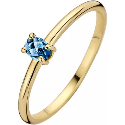 Ring - Ring 1204YLB - (14k) with Blue Topas - Gr. 50 - in - für Damen - Blush - Modalova