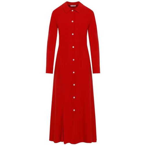 Goji Berry Red Silk Myra Dress - Größe 4 - The Row - Modalova