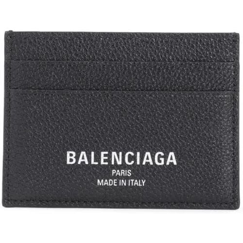 Portemonnaies - Black Calf Leather Credit Card Holder - Gr. unisize - in - für Damen - Balenciaga - Modalova