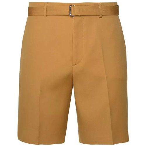 Desert Wool Bermuda Shorts - Größe 46 - brown - Lanvin - Modalova