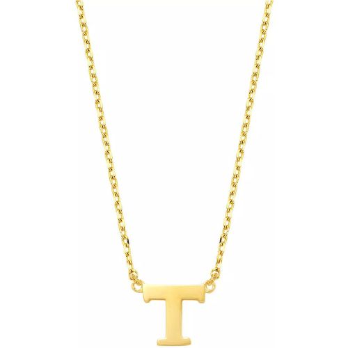 Halskette - Le Marais Chloé 14 Karat Initial Necklace Letter T - Gr. unisize - in - für Damen - Isabel Bernard - Modalova