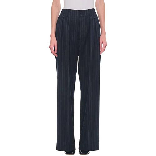 Wide Leg Pinstripe Pants - Größe 42 - Plan C - Modalova