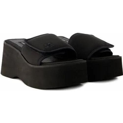 Sandalen & Sandaletten - Scuba Wave Sandals - Polyester - Black - Gr. 40 (EU) - in - für Damen - Courrèges - Modalova