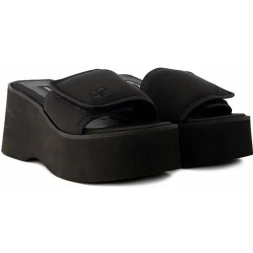 Sandalen - Scuba Wave Sandals - Polyester - Black - Gr. 40 (EU) - in - für Damen - Courrèges - Modalova