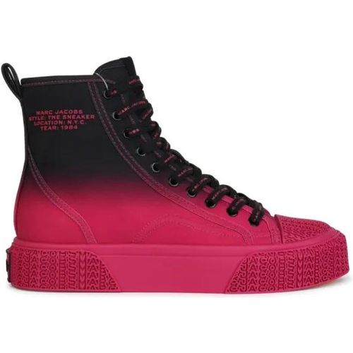 Low-Top Sneaker - 'Hight Top' Black And Fuchsia Tela Sneakers - Gr. 36 (EU) - in Rosa - für Damen - Marc Jacobs - Modalova