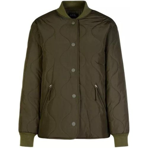 Camila' Military Khaki Polyester Jacket - Größe 36 - A.P.C. - Modalova