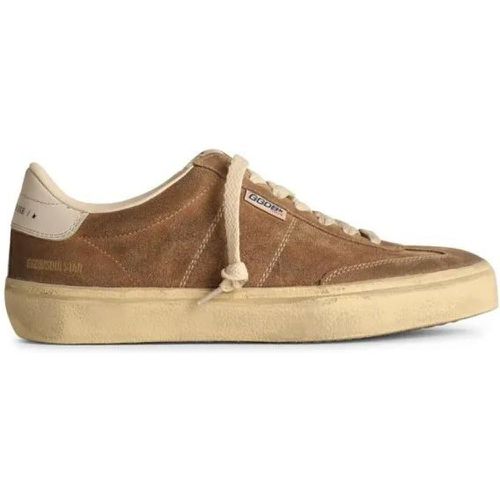 Low-Top Sneaker - Soul Star' Brown Suede Sneakers - Gr. 41 (EU) - in - für Damen - Golden Goose - Modalova