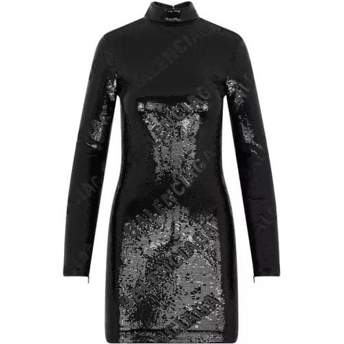 Turtleneck Mat Polyamide Dress - Größe 34 - Balenciaga - Modalova