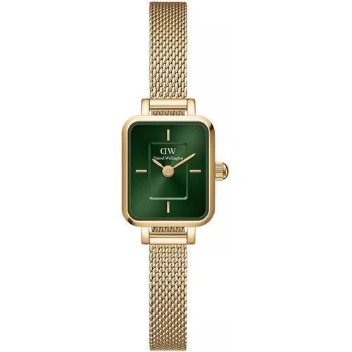 Uhr - Dw Quadro Mini Evergold G 15X18Mm Emerald Sunray - Gr. unisize - in - für Damen - Daniel Wellington - Modalova